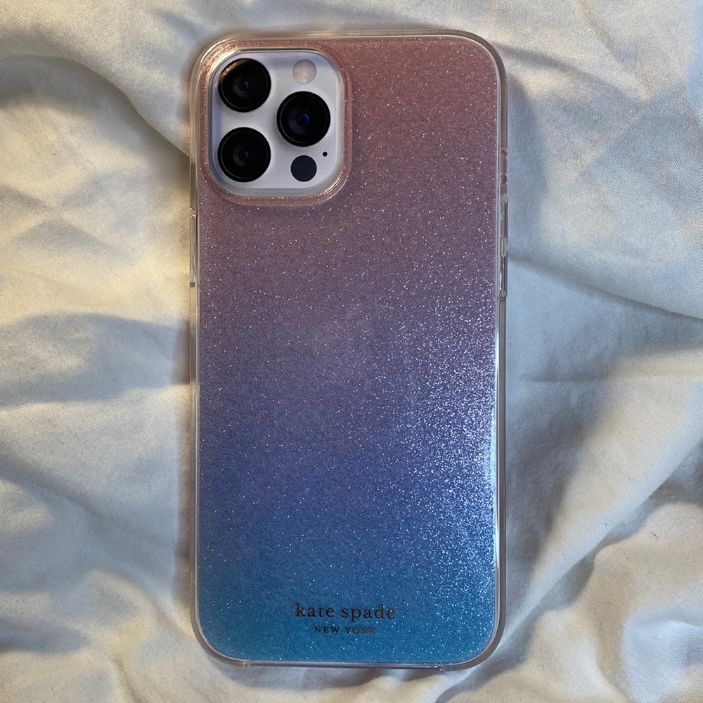 NWT Kate Spade iPhone 12 Pro Max Rainbow Iridescent Case